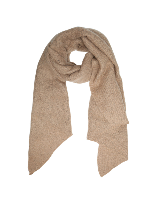 Zachte wintersjaal beige Zachte wintersjaal beige