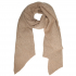 Zachte wintersjaal beige
