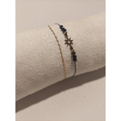 dubbel armbandje ster