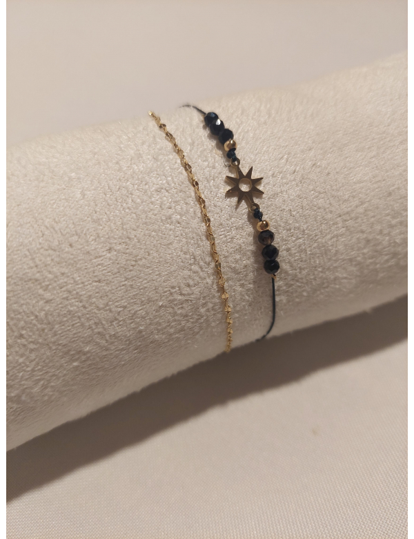 dubbel armbandje ster