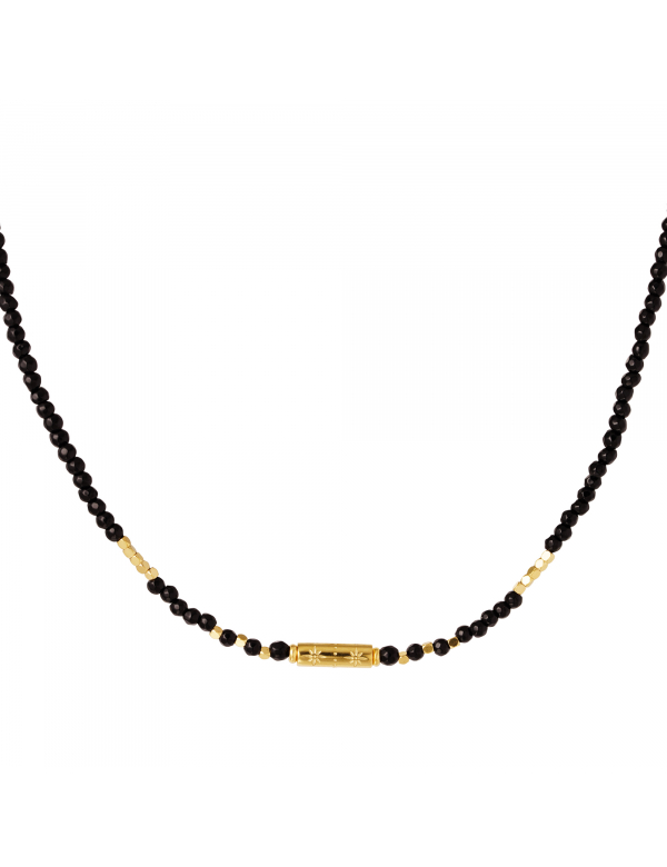 Kralenketting met gouden hanger