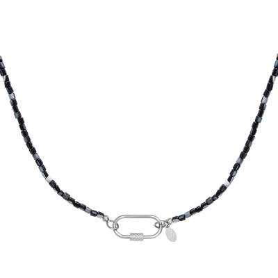 Kleurrijke ketting met ovale sluiting