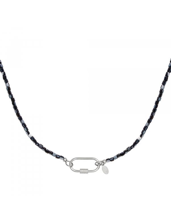 Kleurrijke ketting met ovale sluiting