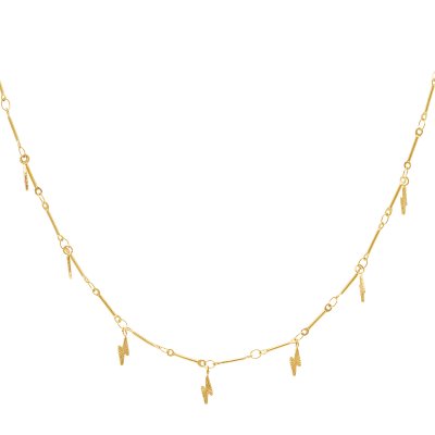 Roestvrijstalen ketting bliksemschicht