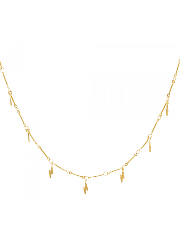 Roestvrijstalen ketting bliksemschicht