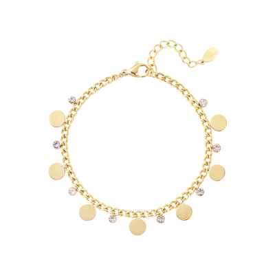 Armband circels met strass