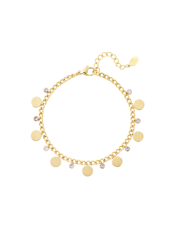 Armband circels met strass