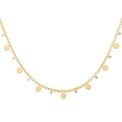 Ketting circels met strass