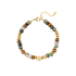 Armband met multi kleuren stenen kralen