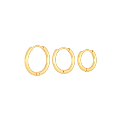 Oorbellen set kleine hoepels