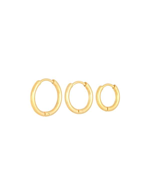 Oorbellen set kleine hoepels Oorbellen set kleine hoepels