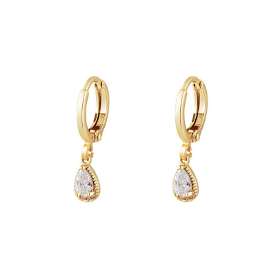 Drop oorbellen - Sparkle collectie